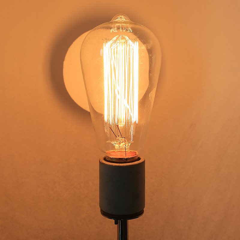 ST64 tungsten vintage lamp